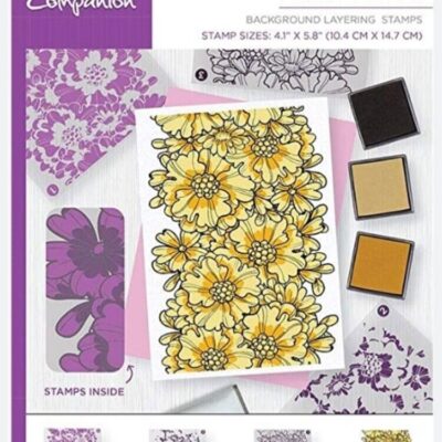 Floral Cascade Background Clear Stamps