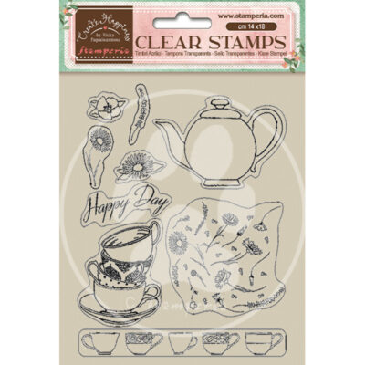 Create Happiness Welcome Home Clear Stamp Cups