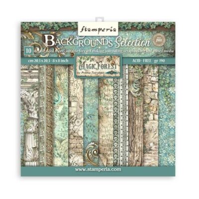 Magic Forest Backgrounds 8 x 8″ Paper Pad