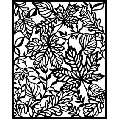 Magic Forest – Leaves Stencil 20 x 25cm