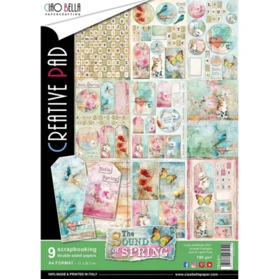 Ciao Bella A4 Paper Pack – The Sound of Spring
