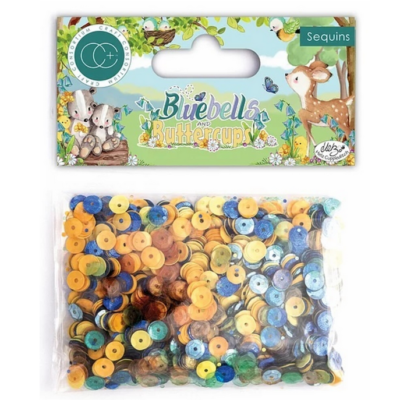 Bluebells and Buttercups Sequins