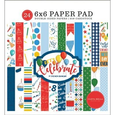 Let’s Celebrate 6 x 6″ Paper Pad