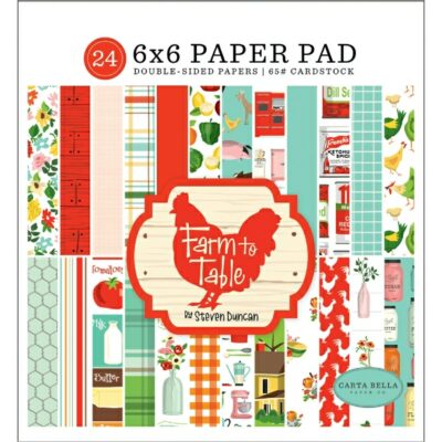 Farm To Table 6 x 6″ Paper Pad