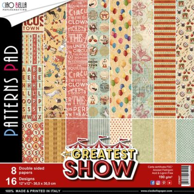 Ciao Bella 12″ Paper Pack – The Greatest Show Patterns
