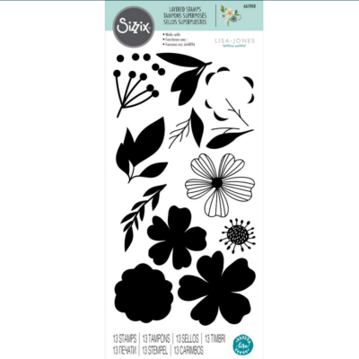 Sizzix Summer Blossoms – Layered Stamp Set