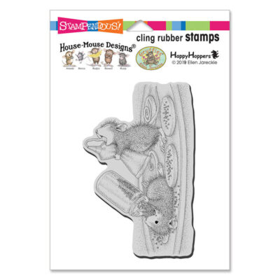 House Mouse Cookie Sprinkles Rubber Stamp