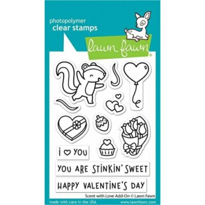 Lawn Fawn Scent With Love Add-On Stamps