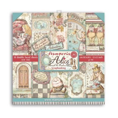 Alice Through the Looking Glass 12 x 12″ Paper Pad