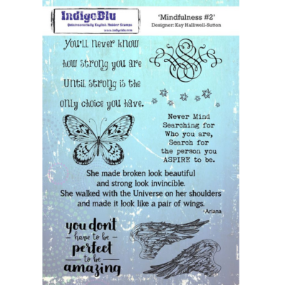 IndigoBlu Mindfulness #2 Rubber Stamps