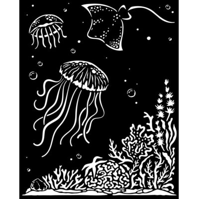 Songs of the Sea Stencil – Jellyfish