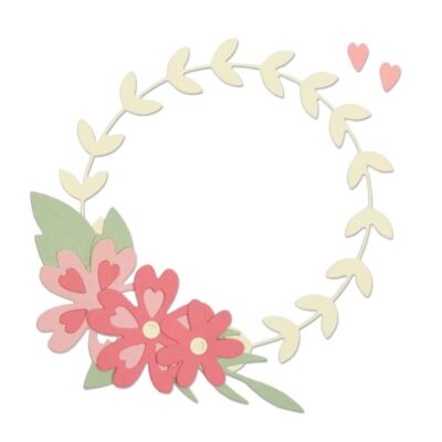 Sizzix Thinlits Dies – Floral Wreath