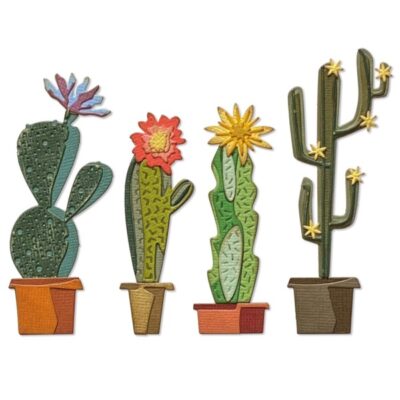 Sizzix Thinlits Dies – Funky Cactus