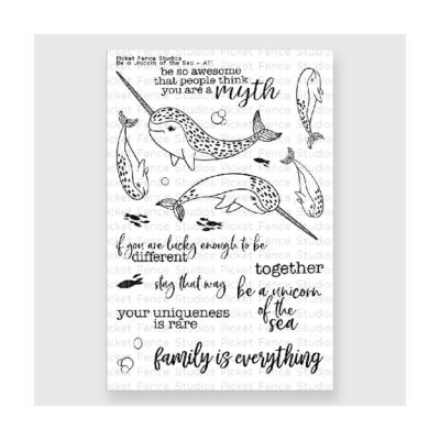 Be a Unicorn of the Sea Clear Stamps