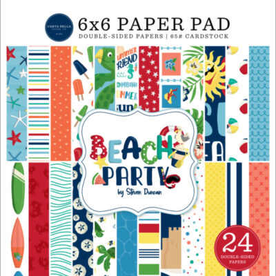 Beach Party 6 x 6″ Paper Pad