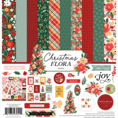 Joyful Christmas Flora 12 x 12″ Collection Kit