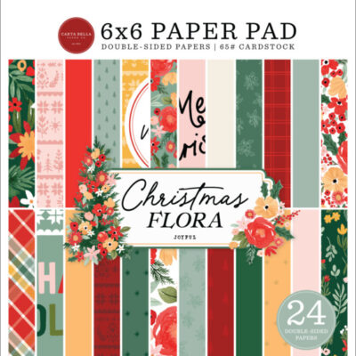Joyful Christmas Flora 6 x 6″ Paper Pad