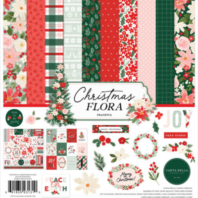 Peaceful Christmas Flora 12 x 12″ Collection Kit