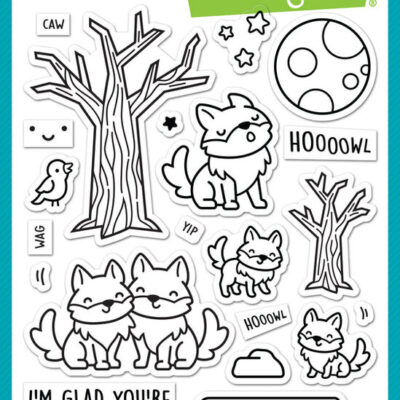 Lawn Fawn Wild Wolves Stamps