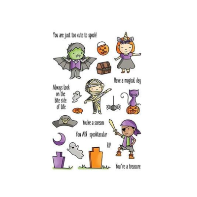 Halloween High Jinks Clear Stamps