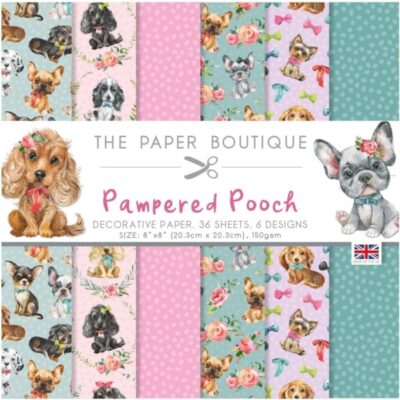 Pampered Pooch 8 x 8″ Decorative Paper Pad