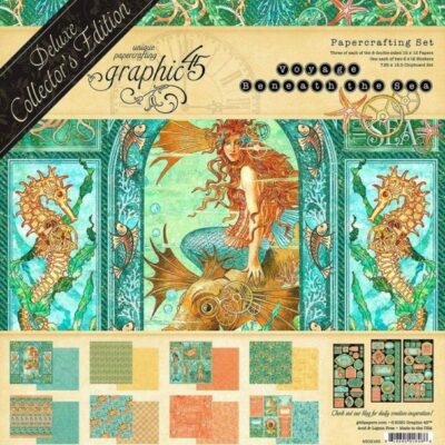 Graphic 45 Voyage Beneath The Sea Deluxe Collectors Edition 12″