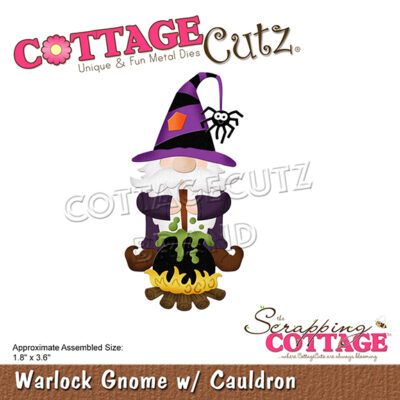 Warlock Gnome with Cauldron Die – Scrapping Cottage