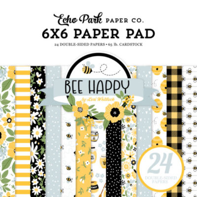 Bee Happy 6 x 6″ Paper Pad