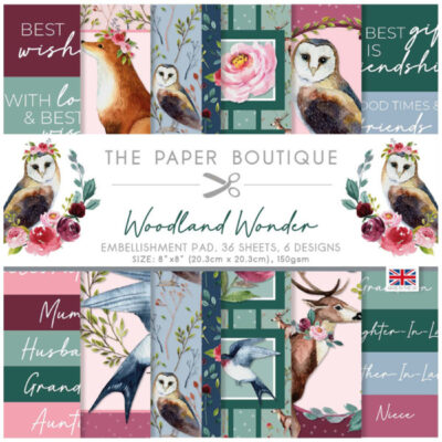 Woodland Wonder 8 x 8″ Decorative Paper Pad