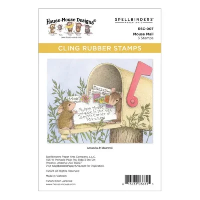 House Mouse Rubber Stamp – Mouse Mail