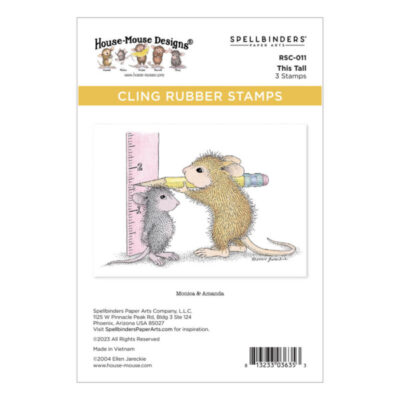 House Mouse Rubber Stamp – This Tall