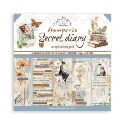 Secret Diary 12 x 12″ Paper Pad