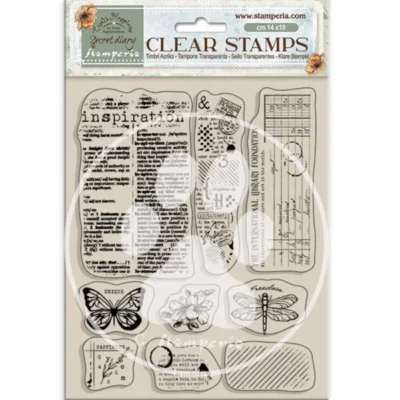 Secret Diary Clear Stamps – Inspiration